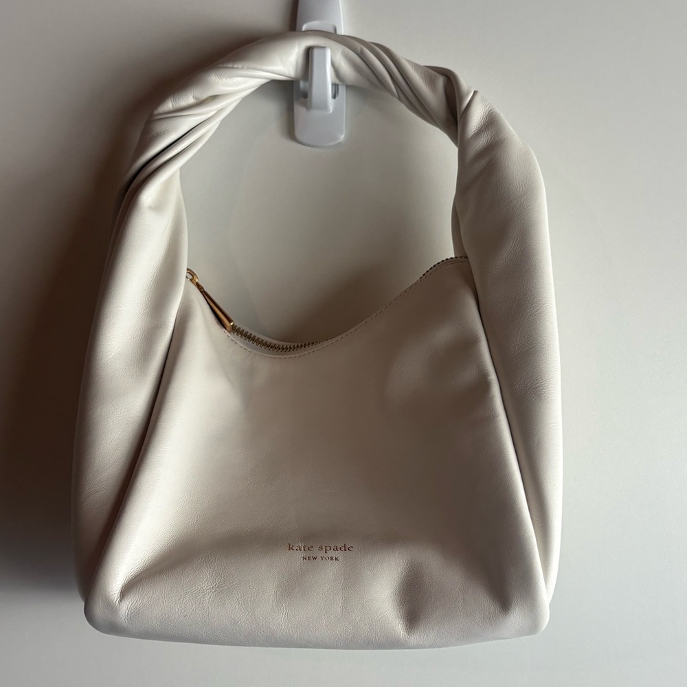 Kate Spade New York Twirl top-handle bag in nappa leather and white. - Picture 11 of 12